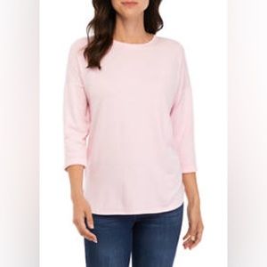 Crown & Ivy Pink Top Size 2X NWT